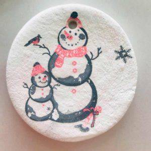 Adornos de navidad para árbol con diseños de muñecos